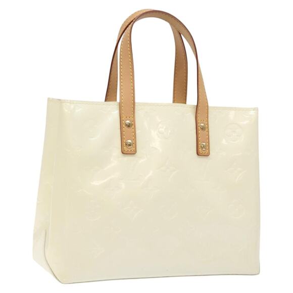 LOUIS VUITTON Monogram Vernis Reade PM Hand Bag Perle M91336 - Picture 1 of 16